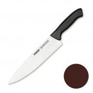 Нож поварской 25 см, коричневая ручка Pirge