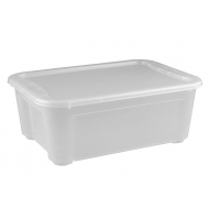 Контейнер для продуктов прямоуг. 10 л. 38,9*27,5*14,5 см. п/п Кристалл  /1/8/