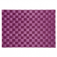 Подкладка настольная бордо плетеная, 30,3*42,7 см материал рафия, 12 шт