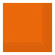 Салфетка двухслойная оранжевая, 39*39 см, 100 шт, бумага, Garcia de Pou