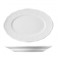 Блюдо овальное 28 см. белое BENEDIKT /6/ Блюдо овальное 28 см. белое BENEDIKT /6/