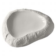 Блюдо асимметричное матовый борт 31х26 см, Rocks /3/