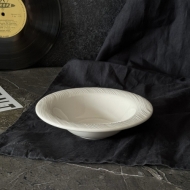 Салатник 17 см. 250 мл, с бортом белый FLOW /24/