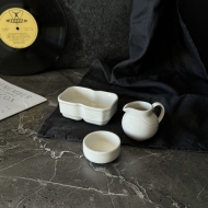 Контейнер для сахара 11,5 см. 400 мл, белый FLOW /48/