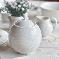 Сахарница 350 мл, белая FLOW /12/