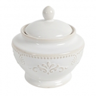 Сахарница с крышкой, 325 мл, Lace LACE & CRAB /6/