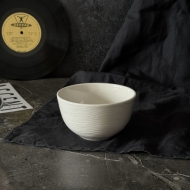 Салатник 13 см. 550 мл, белый FLOW /24/