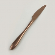 Нож столовый Alessi-Copper медное матовое PVD покрытие P.L.