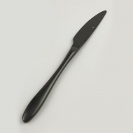 Нож столовый Alessi-Black черное матовое PVD покрытие P.L.