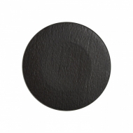 Тарелка мелкая 230мм, черный "Corone Grafica"