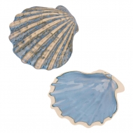 Блюдо для подачи 13*12,5 см h3 см Shell Northern Blue Frutti di Mare P.L. [1]