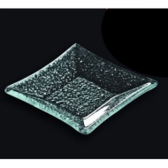 Салатник квадрат l=90*90 мм. прозр. стекло 3D /60/