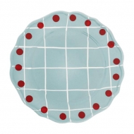 Тарелка мелкая, цвет Azzurro 27 см Quadri&Bitossi