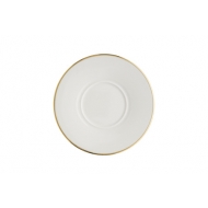 Блюдце d=120 мм. Золотая линия, форма Нит Bonna /1/6/