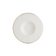 Тарелка для пасты d=300 мм.  360 мл. Золотая линия, форма Нит Bonna /1/6/