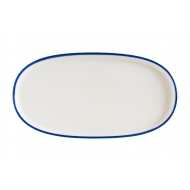 Блюдо овальное 210*100 мм. Линеа Синий, форма Хюгге Bonna /1/12/1116/ Блюдо овальное 210*100 мм. Линеа Синий, форма Хюгге Bonna /1/12/1116/