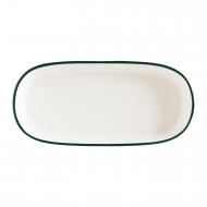 Блюдо овальное 240*140 мм. Линеа Зеленый, форма Гурмэ Bonna /1/12/828/ Блюдо овальное 240*140 мм. Линеа Зеленый, форма Гурмэ Bonna /1/12/828/