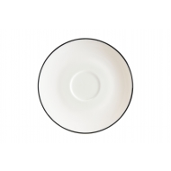 Блюдце d=120 мм. Линеа Черный (чашка 77969), форма Гурмэ Bonna /1/6/3648/ Блюдце d=120 мм. Линеа Черный (чашка 77969), форма Гурмэ Bonna /1/6/3648/