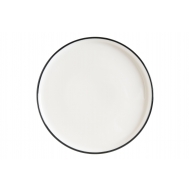 Тарелка d=160 мм. Линеа Черный, форма Хюгге Bonna /1/12/1680/ Тарелка d=160 мм. Линеа Черный, форма Хюгге Bonna /1/12/1680/