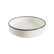 Салатник d=160 мм. 500 мл. h=40 мм. штабелир. Линеа Черный, форма Хюгге Bonna /1/12/ Салатник d=160 мм. 500 мл. h=40 мм. штабелир. Линеа Черный, форма Хюгге Bonna /1/12/