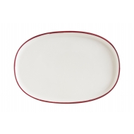 Блюдо овальное 340*230 мм. Линеа Бургундия, форма Хюгге Bonna /1/6/534/ Блюдо овальное 340*230 мм. Линеа Бургундия, форма Хюгге Bonna /1/6/534/