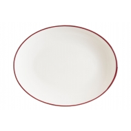 Блюдо овальное 250*190 мм. Линеа Бургундия, форма Мув Bonna /1/12/960/ ТП Блюдо овальное 250*190 мм. Линеа Бургундия, форма Мув Bonna /1/12/960/ ТП