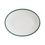 Блюдо овальное 250*190 мм. Линеа Зеленый, форма Мув Bonna /1/12/960/ ТП Блюдо овальное 250*190 мм. Линеа Зеленый, форма Мув Bonna /1/12/960/ ТП