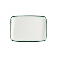 Блюдо прямоуг. 230*160 мм. Линеа Зеленый, форма Мув Bonna/1/12/1260/ Блюдо прямоуг. 230*160 мм. Линеа Зеленый, форма Мув Bonna/1/12/1260/