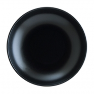 Тарелка глубокая 230 мм, матовый черный Bonna Notte