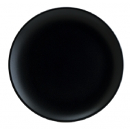 Тарелка плоская 210 мм, матовый черный Bonna Notte