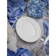 Блюдо овальное 25,5x18,8 см h 2,4 см, фарфор, Primavera