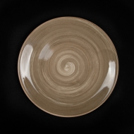 Тарелка d=200 мм. мелкая серо-коричневая Corone Natura