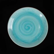Тарелка d=200 мм. мелкая голубая Corone Natura