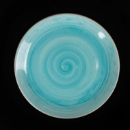 Тарелка d=255 мм. мелкая голубая Corone Natura