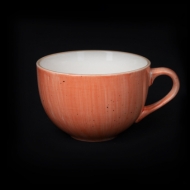 Чашка 320 мл. чайная коралловая Corone Natura