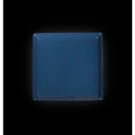 Тарелка квадратная 169 мм синяя «Corone»