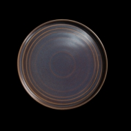 Тарелка без бортов d=280 мм. сине-коричневый "Corone Terra"