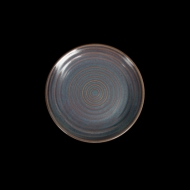 Тарелка без бортов d=180 мм. сине-коричневый "Corone Terra"