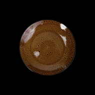 Тарелка без бортов d=178 мм, коричневый ''Tvist Madeira''