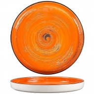 Тарелка d=280 мм. h=31 мм. с бортом Texture Orange Circular P.L.