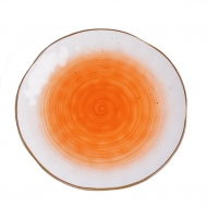 Тарелка 210 мм оранжевая фарфор "The Sun Eco" P.L. Proff Cuisine [6]