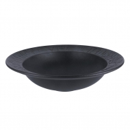 Тарелка глубокая d=27 см h=7 см для пасты, для супа Black Raw Wood=P.L. Proff Cuisine