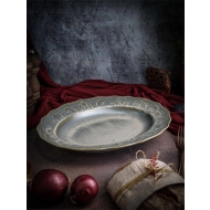 Блюдо овальное 37x27,6 см h 5 см, фарфор, Vintage/4 Блюдо овальное 37x27,6 см h 5 см, фарфор, Vintage/4