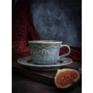 Чашка 210 мл, 12x9,2 см h 6,3, фарфор, Vintage/6