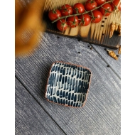 Тарелка квадратная, 9 см, Mix&Match COBALT