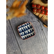 Тарелка квадратная, 9 см., Mix&Match COBALT