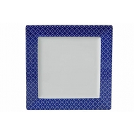Блюдо квадратное 38 см Blue Passion