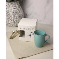 Кружка Porland Seasons 260 мл, бирюзовая, подарочная упаковка