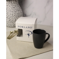 Кружка Porland Seasons 260 мл, черная, подарочная упаковка