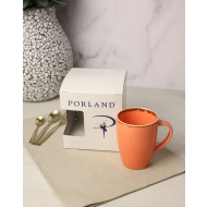 Кружка Porland Seasons 260 мл, оранжевая, подарочная упаковка